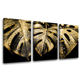 Tocco d'oro su tela Un abbraccio mattutino | dimensioni diverse